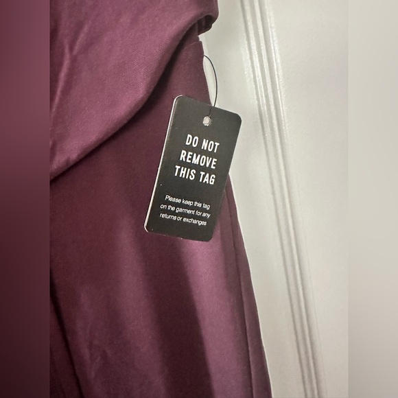 Express Elegant Purple Draped Dress - Size Medium - Picture 3 of 10